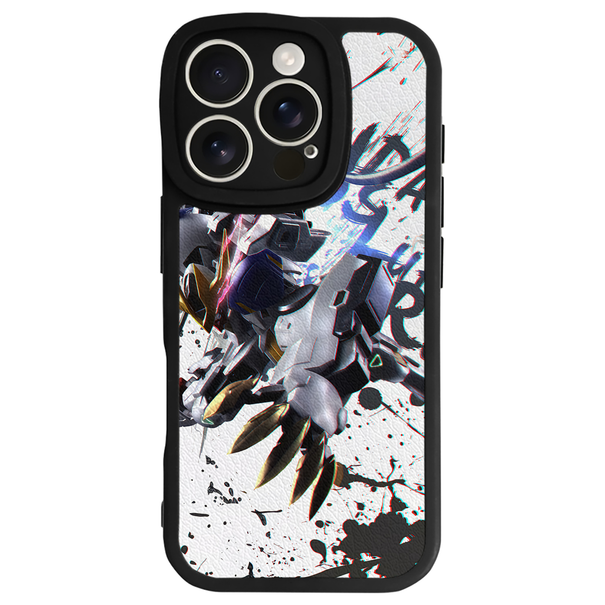 （画像用） 機動戦士ガンダム Mobile Suit Gundam 【iPhone 16シリーズ対応】シリコンスマホケース（レザー調） 材質：シリコン